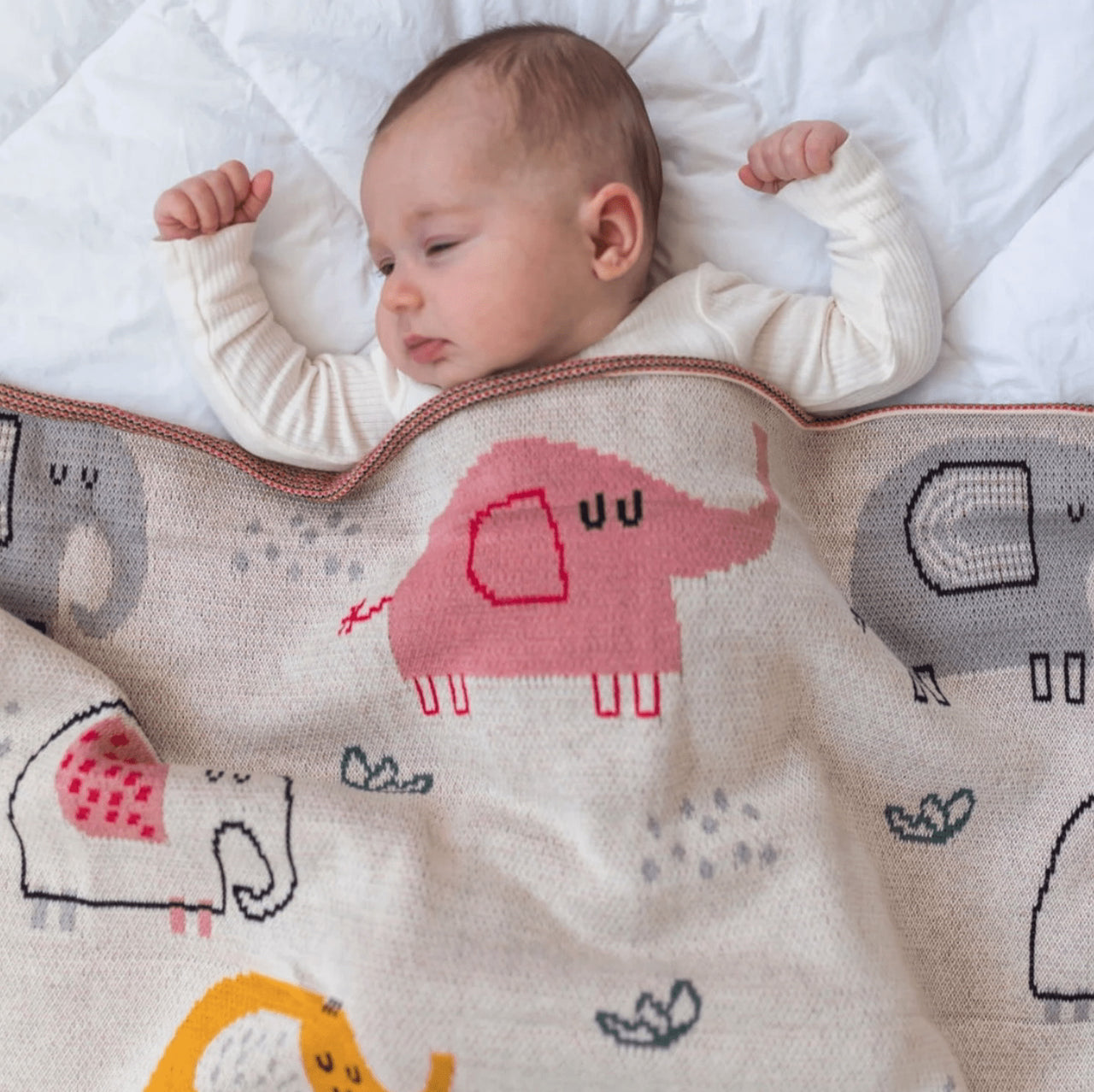 Baby Blanket - Eddie Elephants House of Dudley