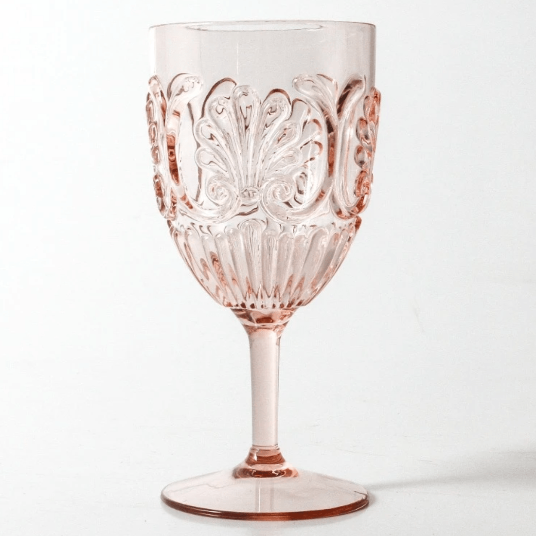 Flemington Acrylic Wine Glass - Pink House of Dudley