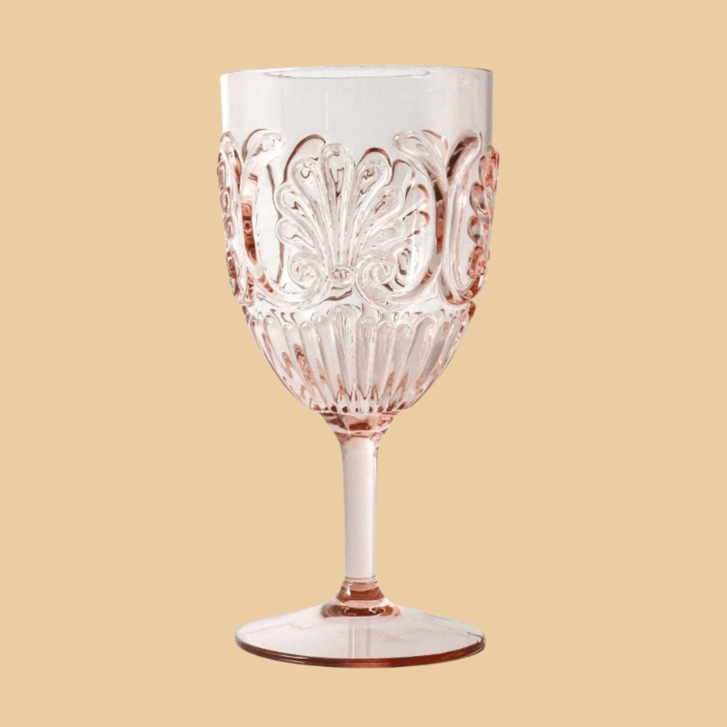 Flemington Acrylic Wine Glass - Pink