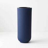 Thumbnail for An Annix Vase - Cobalt by Floral Interiors on a white surface.