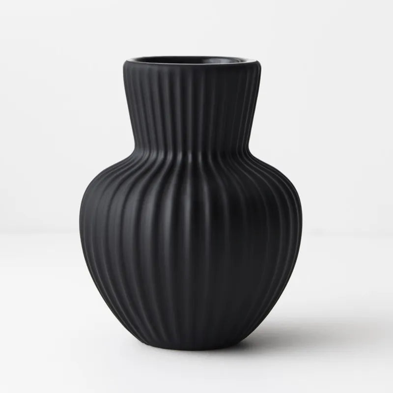 Annix2 Vase - Black-decorative-vase-House-of-Dudley