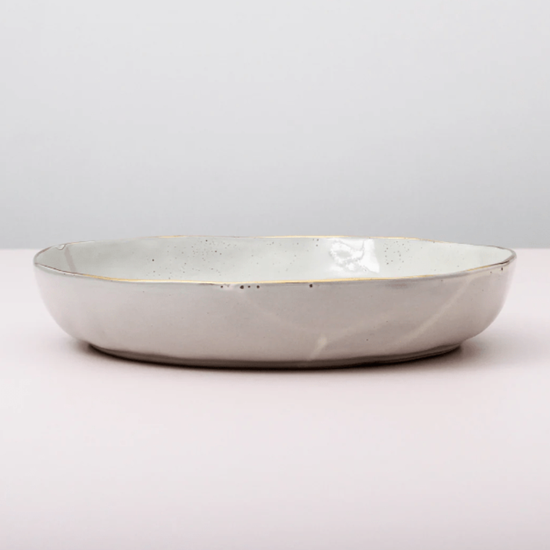Ariel Salad Bowl - French Grey House of Dudley