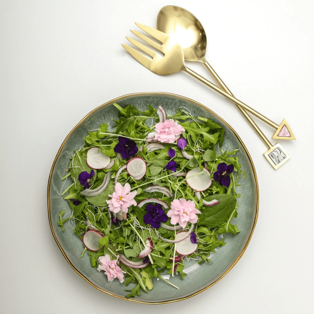 Ariel Salad Bowl - Seamist House of Dudley