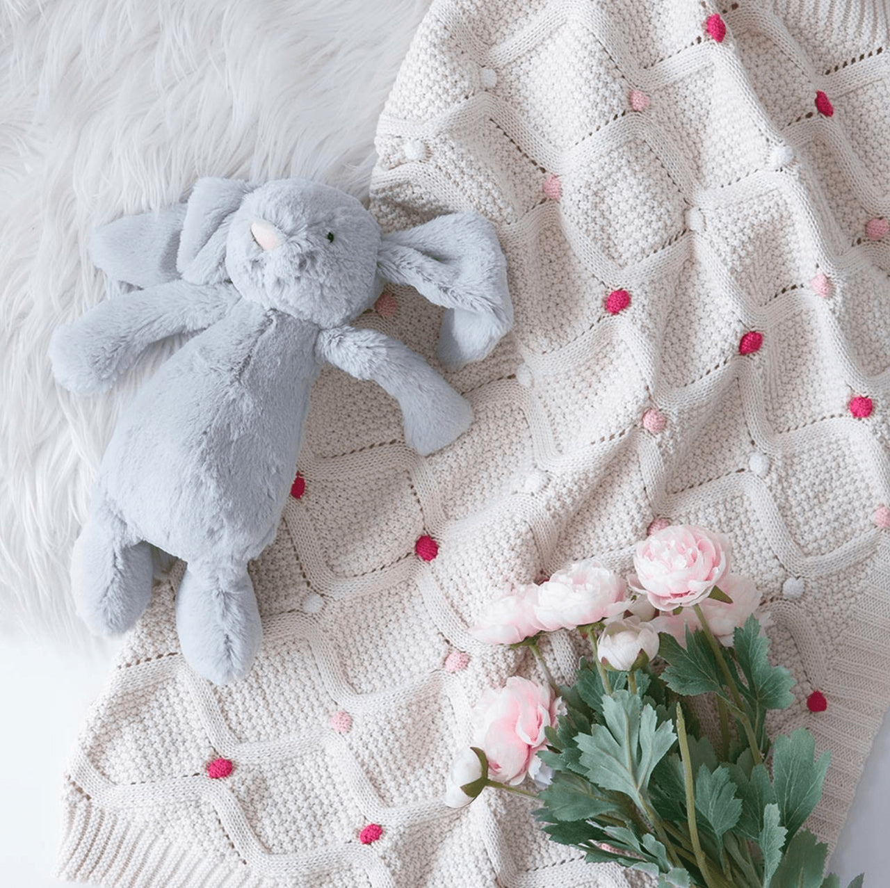 Baby Blanket - Lucy - Pink House of Dudley