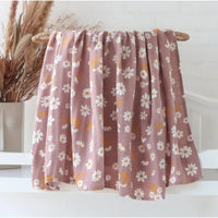 Thumbnail for Baby Swaddle - White Daisy-baby-gift-House-of-Dudley