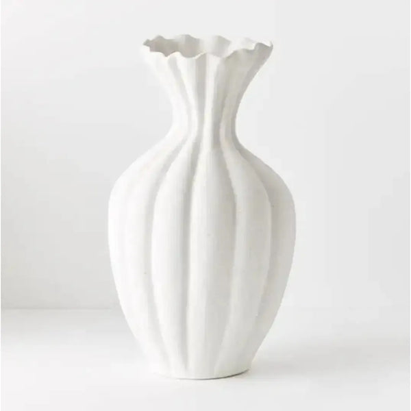 Basma Vase - White40cm-decorative-vase-House-of-Dudley