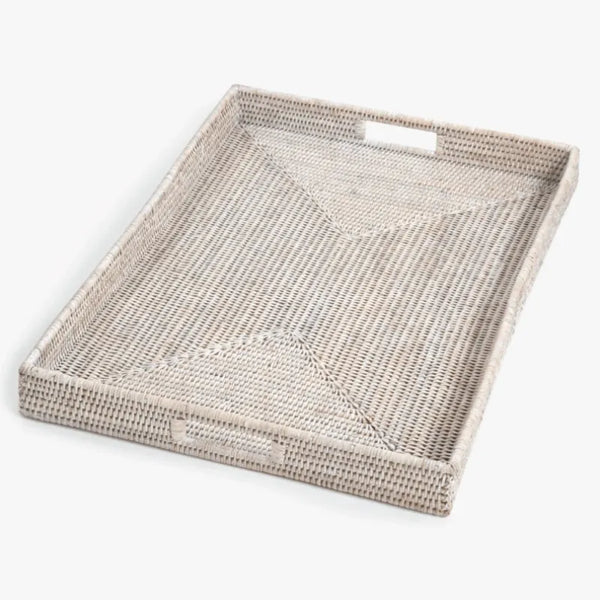 Bay Rattan Rectangular Tray - Large – High quality House of Dudley homewares