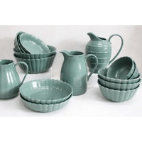 Thumbnail for Belle Salad Bowl - Bayleaf – High quality House of Dudley homewares