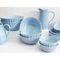 Thumbnail for Belle Salad Bowl - Powder Blue – High quality House of Dudley homewares