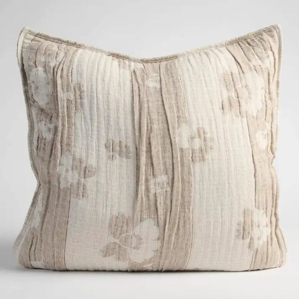 Blossom Reversible Cushion - Chocolate / Ivory – High quality House of Dudley homewares