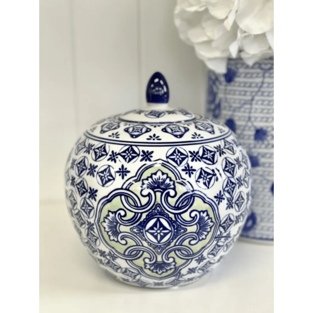 Blue and Green Jar – High quality House of Dudley homewares
