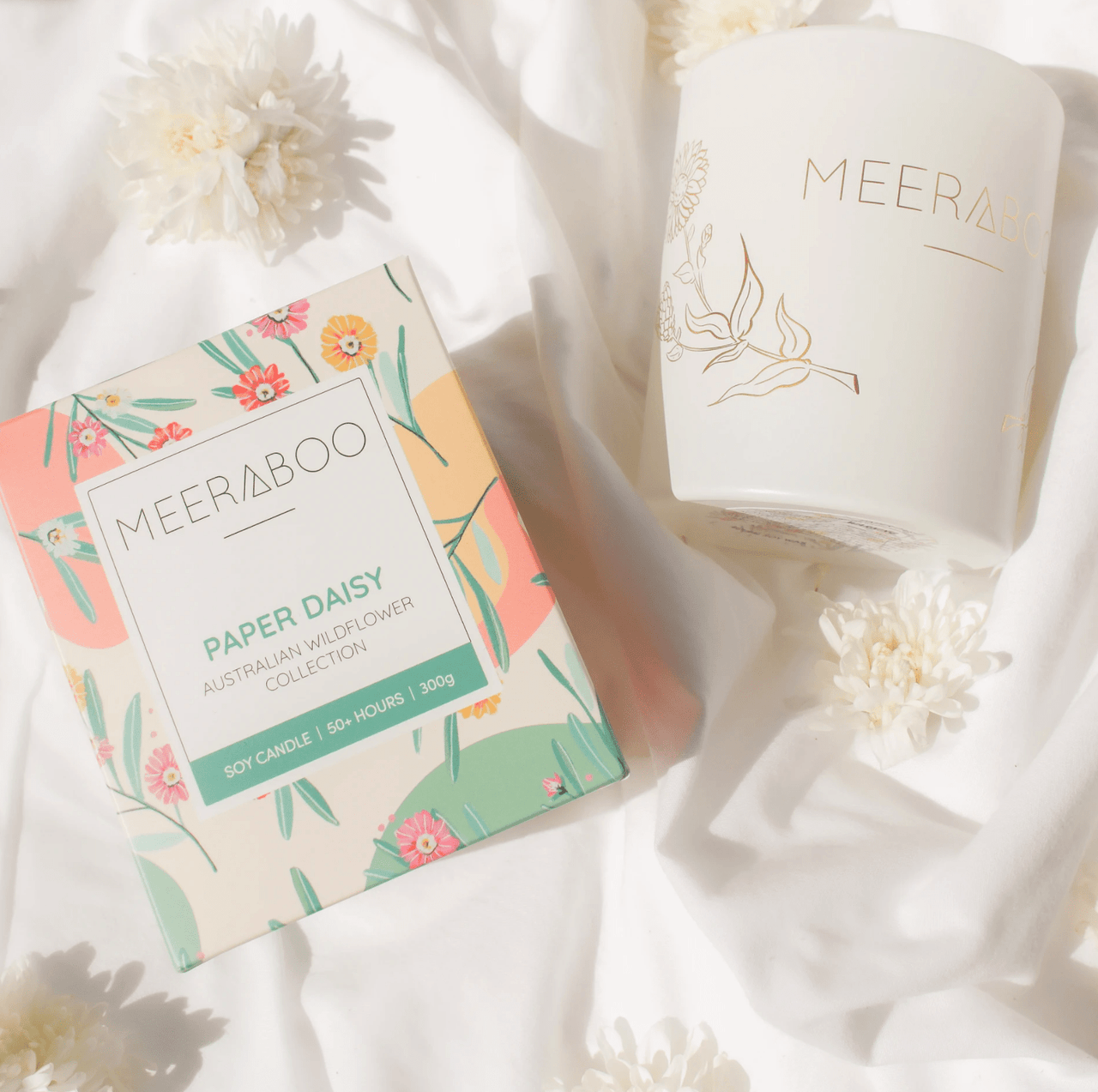 Boxed Soy Candle - Paper Daisy House of Dudley