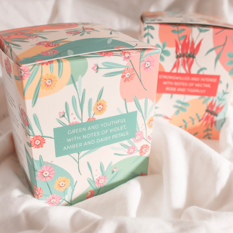 Boxed Soy Candle - Paper Daisy House of Dudley