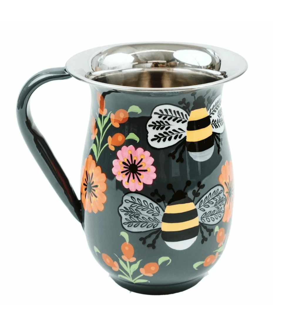 Bumble Bee Jug - Grey / Multi House of Dudley