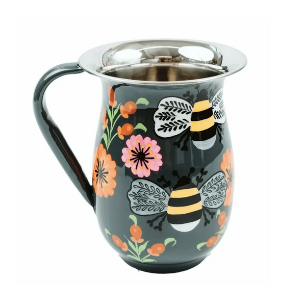 Bumble Bee Jug - Grey / Multi – High quality House of Dudley homewares