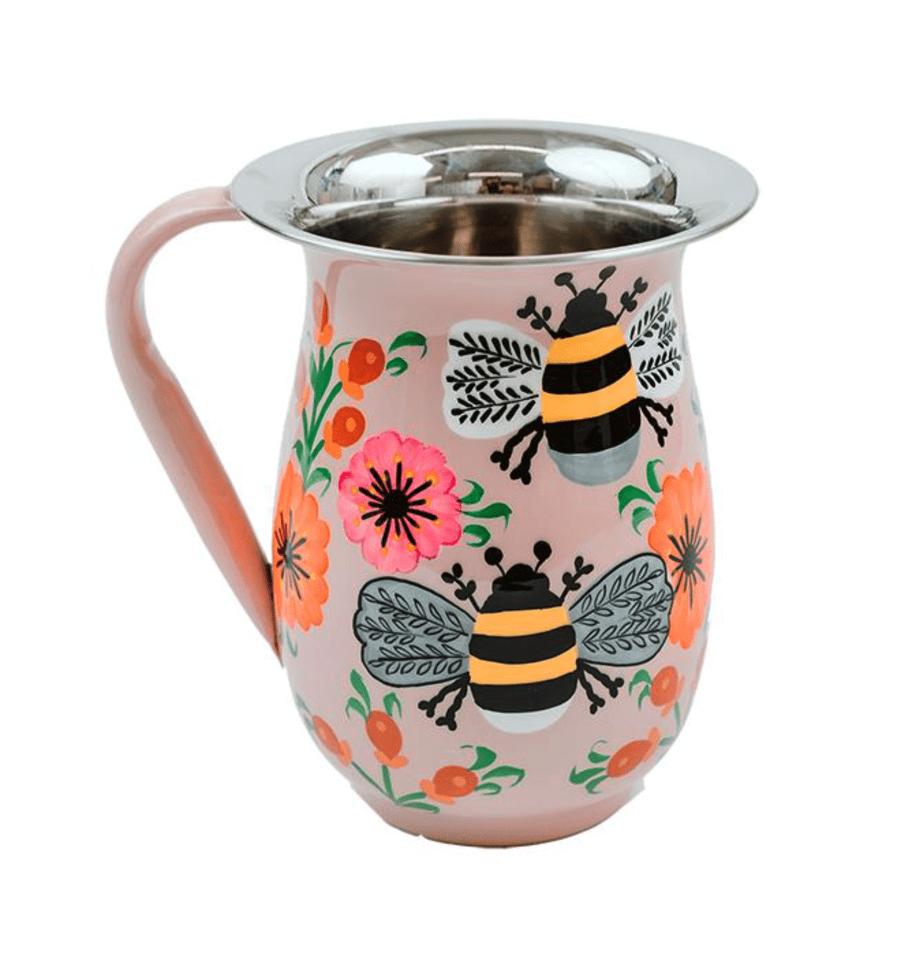 Bumble Bee Jug - Pale Pink House of Dudley