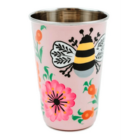 Thumbnail for Bumble Bee Tumbler - Pale Pink – High quality House of Dudley homewares