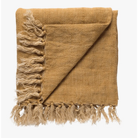 Thumbnail for burton-ochre-throw-throw-blanket-House-of-Dudley