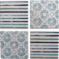 Thumbnail for Coasters - Blue Pattern - Set of 4 – High quality House of Dudley homewares