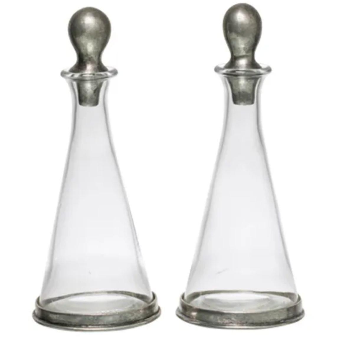 Cone Shape Oil and Vinegar without Stand House of Dudley