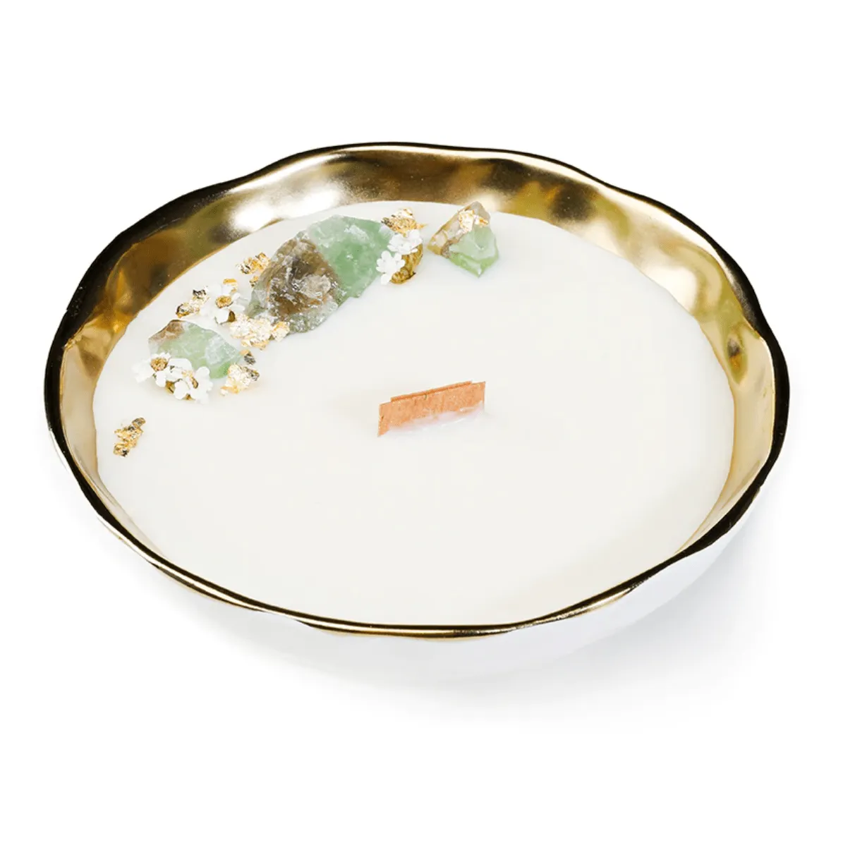 Crystal Candle Collection - Green Calcite – High quality House of Dudley homewares