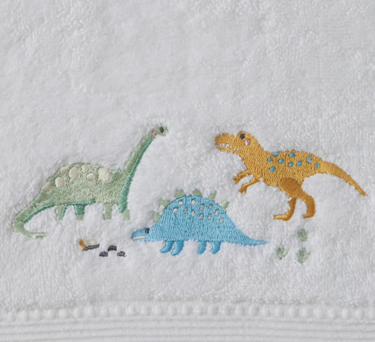 Dallying Dino Bath Towel & Face Washer