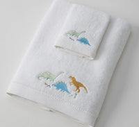 Thumbnail for Dallying Dino Bath Towel & Face Washer