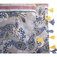 Thumbnail for Fashion Scarf - Mustard Paisley House of Dudley