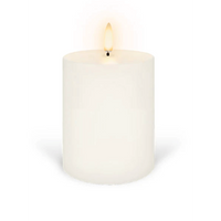 Thumbnail for Flameless Pillar Candle - 7.8cm x 10.1cm - Classic Ivory – High quality House of Dudley homewares