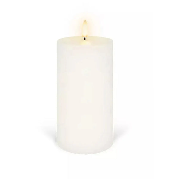 Flameless Pillar Candle - 7.8cm x 15.2cm - Classic Ivory – High quality House of Dudley homewares