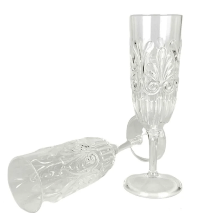 Flemington Acrylic Champagne Flute - Clear House of Dudley