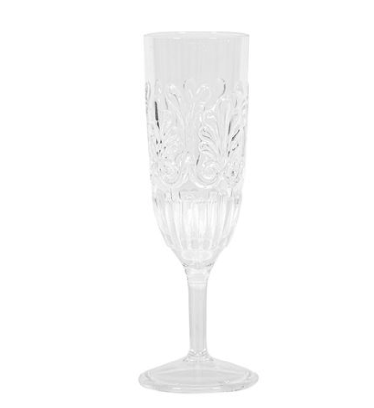Flemington Acrylic Champagne Flute - Clear House of Dudley