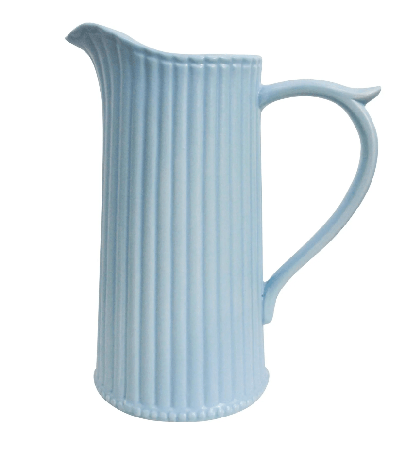 French Country Vineyard Jug - Powder Blue House of Dudley