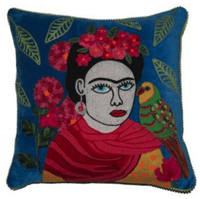 Thumbnail for Frida with Parrot Cushion House of Dudley