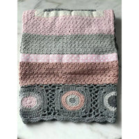 Thumbnail for Hand Crochet Blanket - Dusty Pink / Beige / Grey – High quality House of Dudley homewares