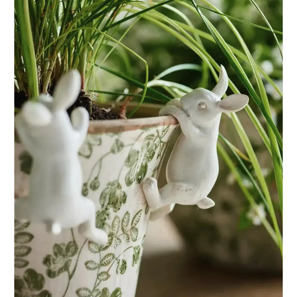 Hanging Bunny Decor White – High quality House of Dudley homewares