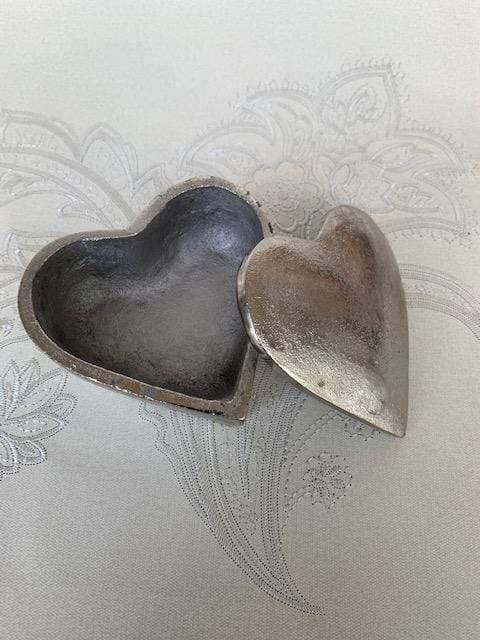 Heart Trinket Box - Silver House of Dudley