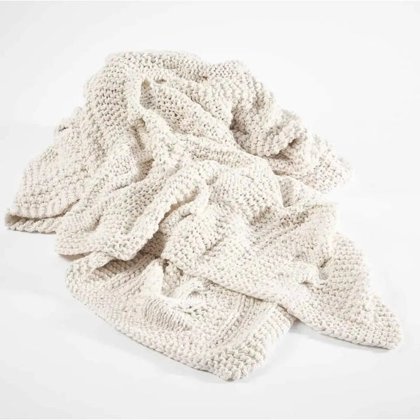 Heirloom Handwoven Throw - Off White-throw-blanket-House-of-Dudley