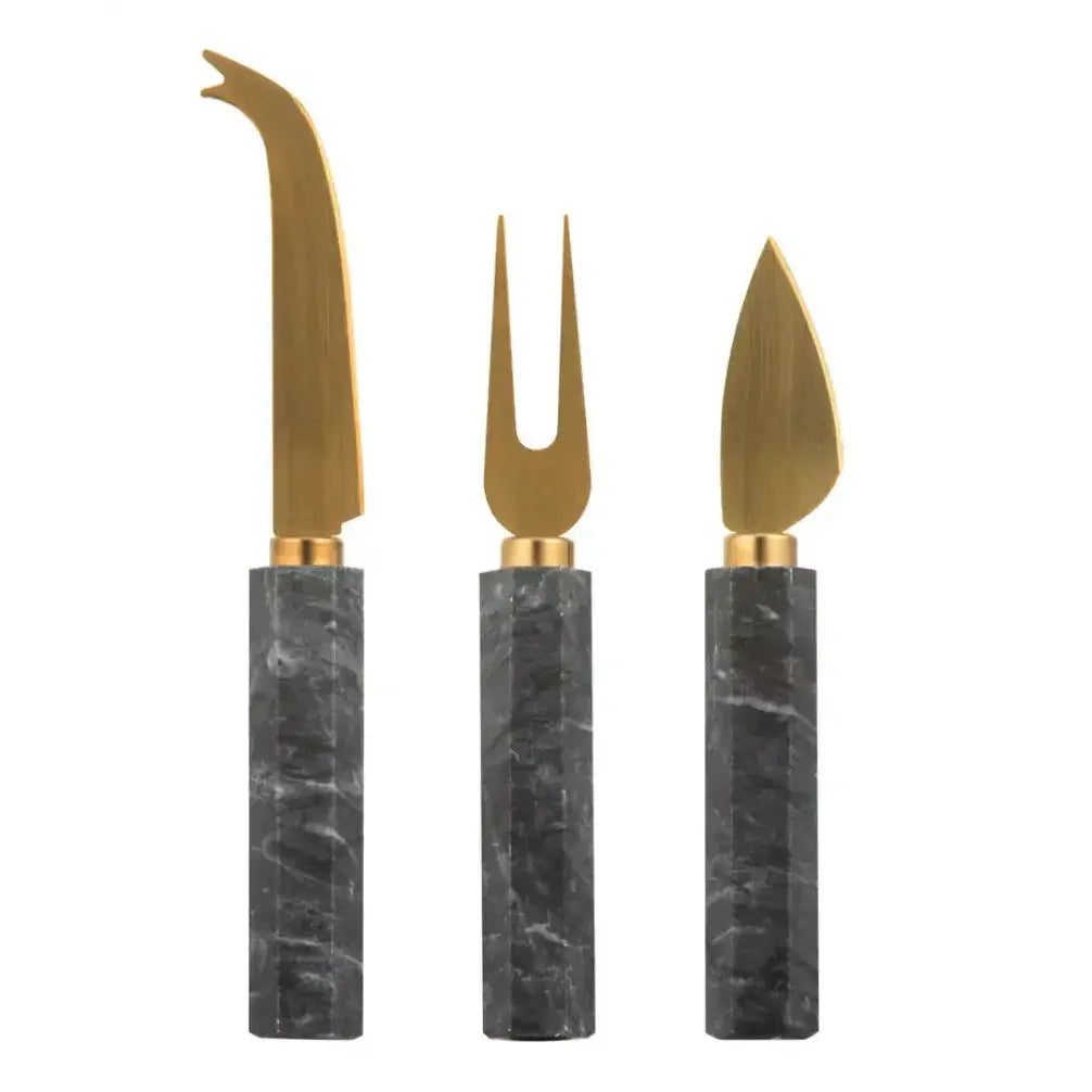 Kira Grey 3 Piece Grazing Knife Set
