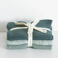 Thumbnail for Lavette Teal Washcloths – High quality House of Dudley homewares