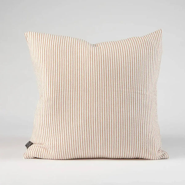Marina Cushion - Off White / Nutmeg Stripe – High quality House of Dudley homewares