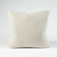 Thumbnail for Marina Cushion - Off White / Pistachio Stripe – High quality House of Dudley homewares
