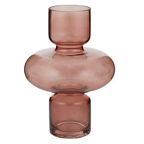 Marte Glass Vase - Nutmeg House of Dudley