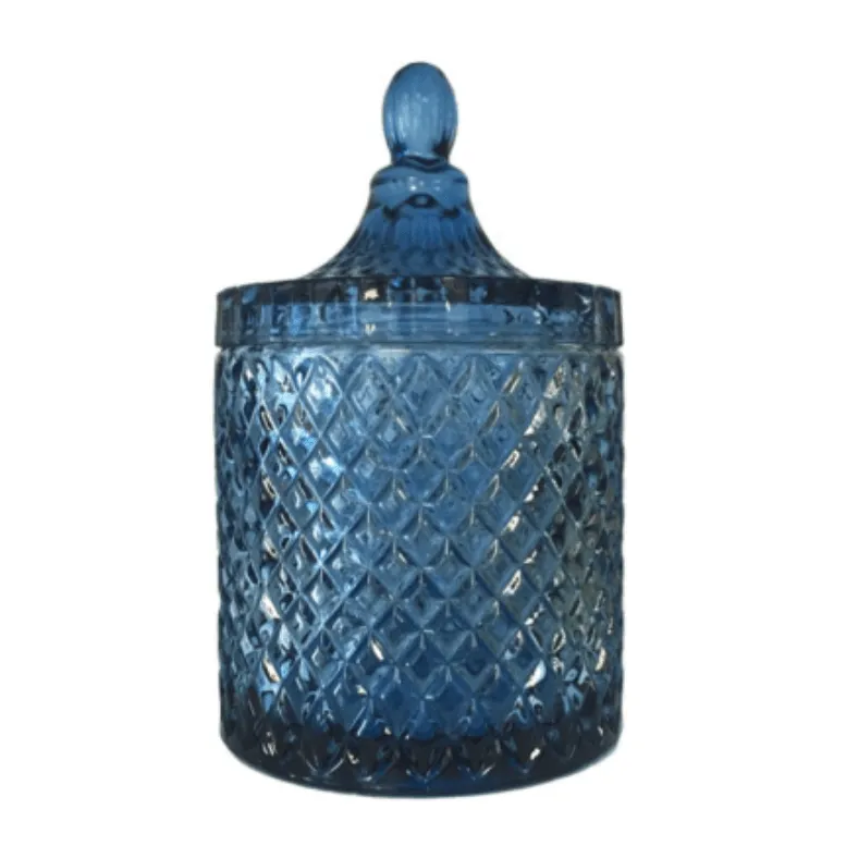 Mid-Night Blue Trinket Jar - Large – High quality House of Dudley homewares
