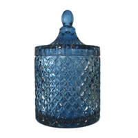 Thumbnail for Mid-Night Blue Trinket Jar - Large – High quality House of Dudley homewares