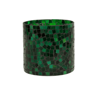 Thumbnail for Mosaic Green Votive - Large House of Dudley