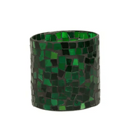 Thumbnail for Mosaic Green Votive - Medium – High quality House of Dudley homewares