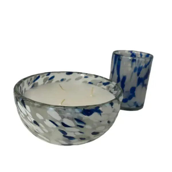 Night Gardenia Candle - Blue-Candle-House-of-Dudley