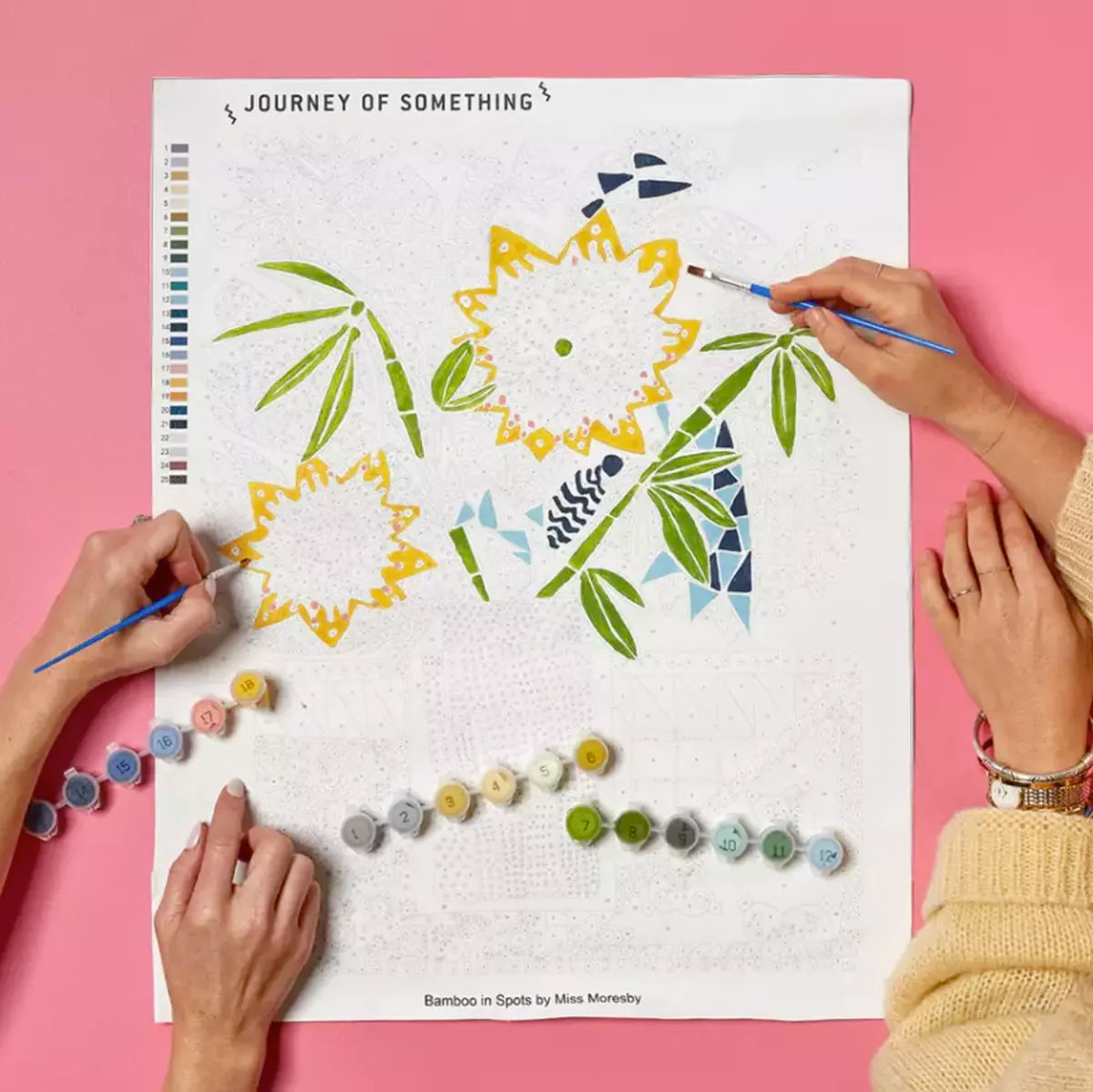 Paint by Numbers - Bamboo and Spots – High quality House of Dudley homewares