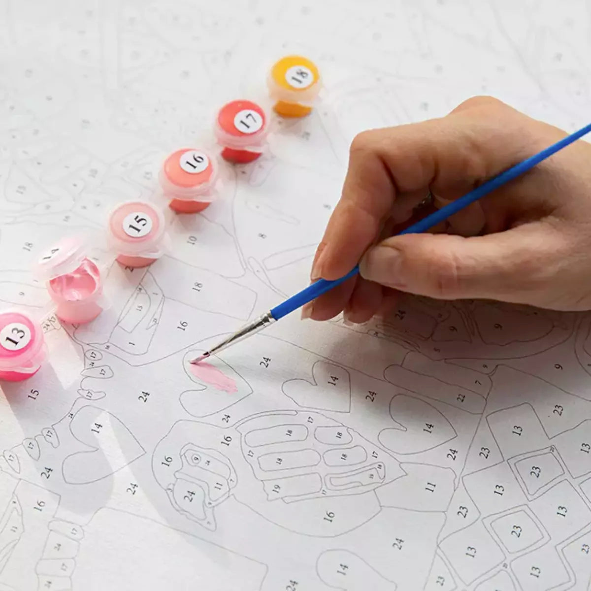 Paint by Numbers - Bamboo and Spots – High quality House of Dudley homewares